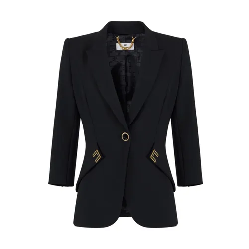 Jackets > Blazers - - Elisabetta Franchi - Modalova