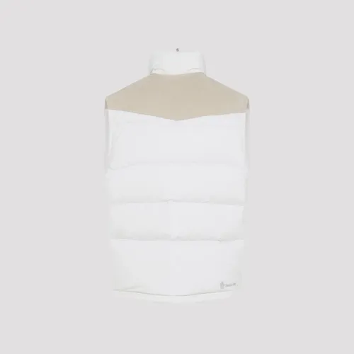 Moncler - Jackets > Vests - White - Moncler - Modalova
