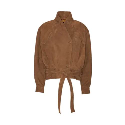 Jackets > Leather Jackets - - Rotate Birger Christensen - Modalova