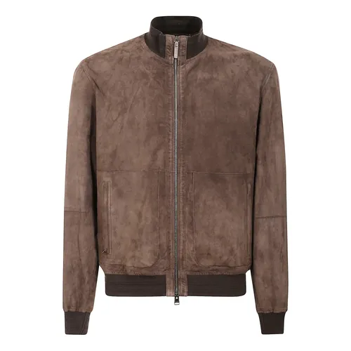 Jackets > Bomber Jackets - - Canali - Modalova