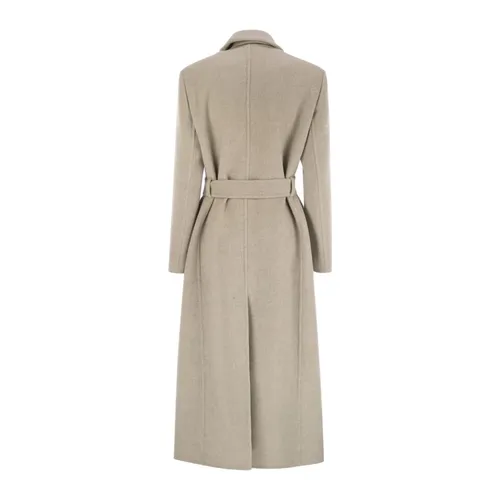 Coats > Belted Coats - - Brunello Cucinelli - Modalova