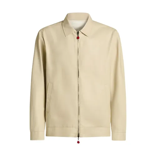 Jackets > Leather Jackets - - Kiton - Modalova