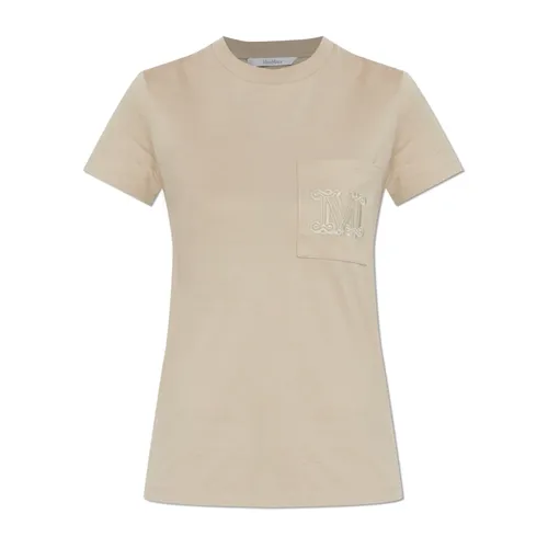 Max Mara - Tops > T-Shirts - Gray - Max Mara - Modalova
