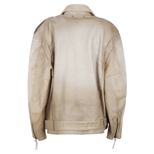 Jackets > Leather Jackets - - Golden Goose - Modalova