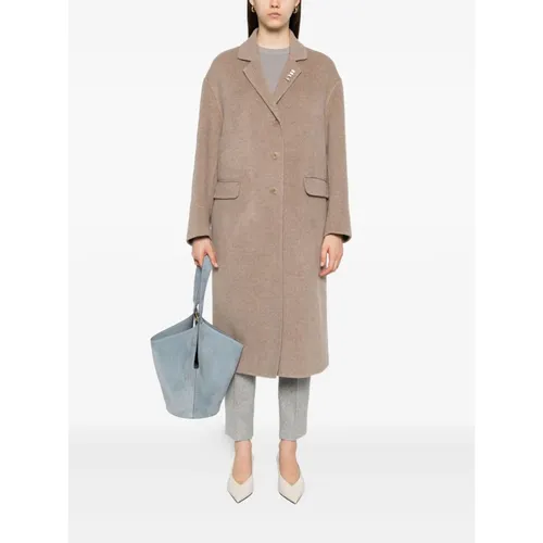 Coats > Single-Breasted Coats - - Ermanno Scervino - Modalova