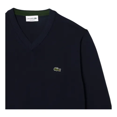 Knitwear > V-neck Knitwear - - Lacoste - Modalova
