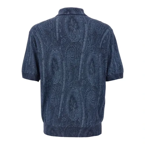 Etro - Tops > Polo Shirts - Blue - Etro - Modalova
