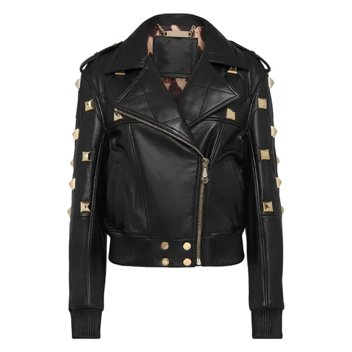 Jackets > Leather Jackets - - Philipp Plein - Modalova