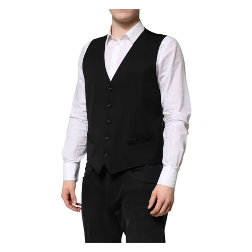 Suits > Suit Vests - - Dolce & Gabbana - Modalova