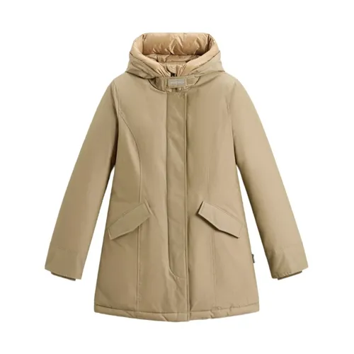 Woolrich - Coats > Parkas - Beige - Woolrich - Modalova