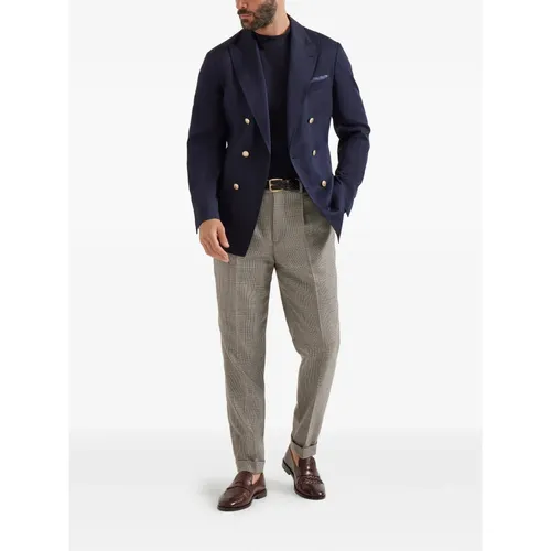 Jackets > Blazers - - Brunello Cucinelli - Modalova