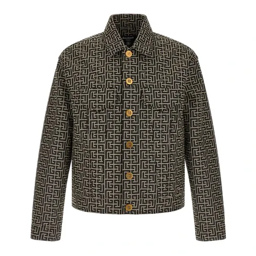 Jackets > Denim Jackets - - Balmain - Modalova
