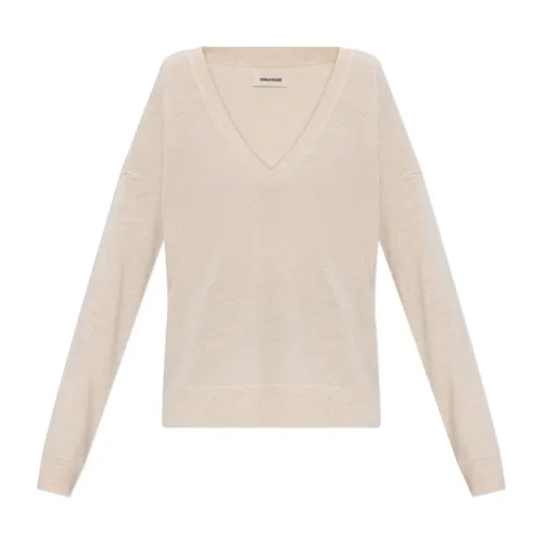 Knitwear > V-neck Knitwear - - Zadig & Voltaire - Modalova