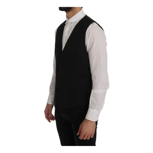 Suits > Suit Vests - - Dolce & Gabbana - Modalova