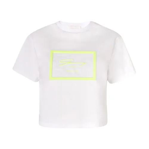 Genny - Tops > T-Shirts - White - Genny - Modalova