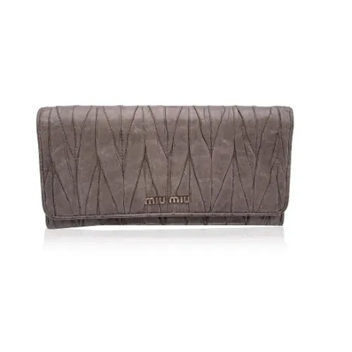 Pre-owned > Pre-owned Accessories > Pre-owned Wallets - - Miu Miu Pre-owned - Modalova