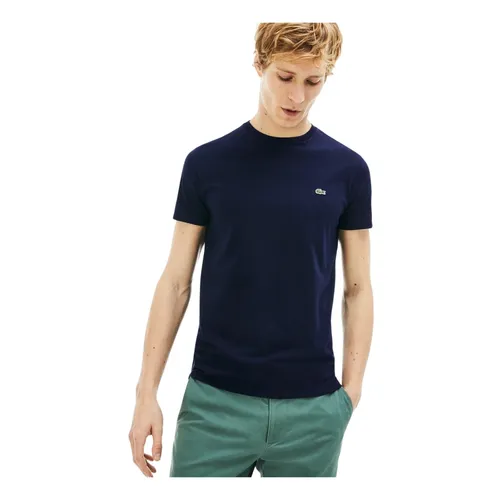 Lacoste - Tops > T-Shirts - Blue - Lacoste - Modalova