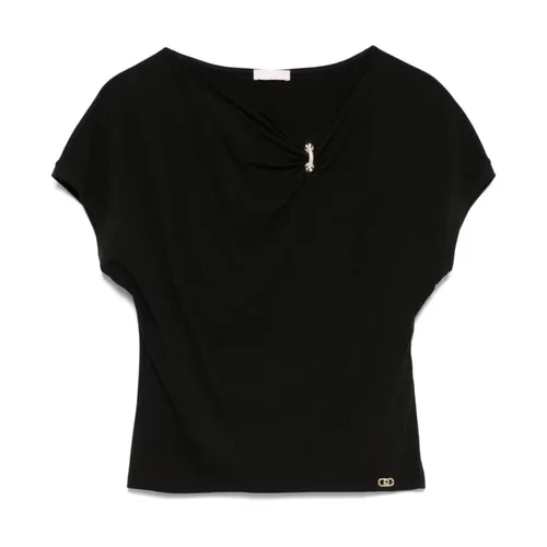 Liu Jo - Tops > T-Shirts - Black - Liu Jo - Modalova