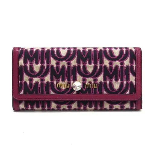 Pre-owned > Pre-owned Accessories > Pre-owned Wallets - - Miu Miu Pre-owned - Modalova
