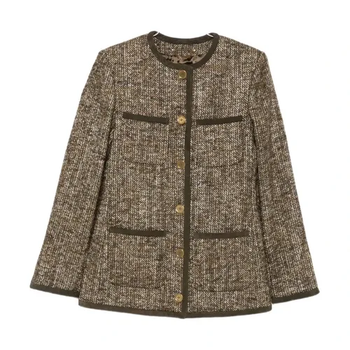 Jackets > Tweed Jackets - - Golden Goose - Modalova