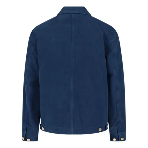 Jackets > Denim Jackets - - Versace - Modalova