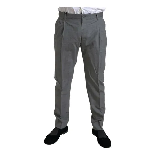 Trousers > Suit Trousers - - Dolce & Gabbana - Modalova