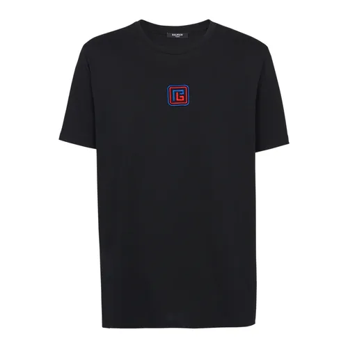 Balmain - Tops > T-Shirts - Black - Balmain - Modalova