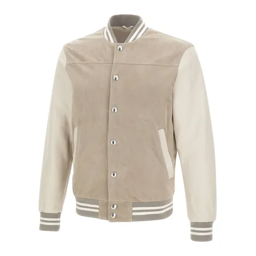 Jackets > Leather Jackets - - Eleventy - Modalova