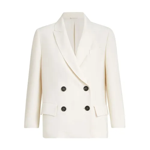 Jackets > Blazers - - Brunello Cucinelli - Modalova