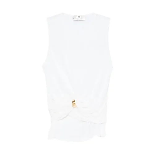 Tops > Sleeveless Tops - - Elisabetta Franchi - Modalova