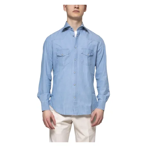 Shirts > Denim Shirts - - Eleventy - Modalova