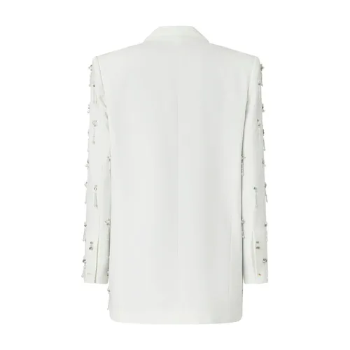 Pinko - Jackets > Blazers - White - Pinko - Modalova