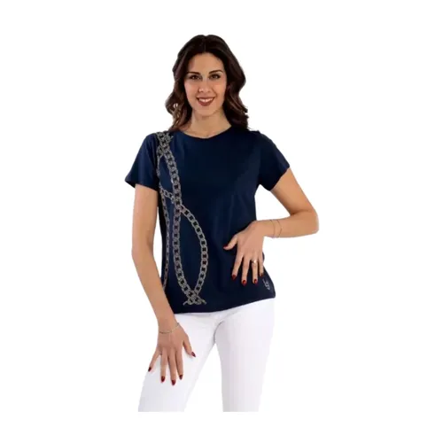 Liu Jo - Tops > T-Shirts - Blue - Liu Jo - Modalova
