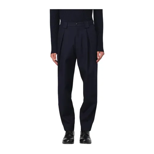 Trousers > Straight Trousers - - Giorgio Armani - Modalova