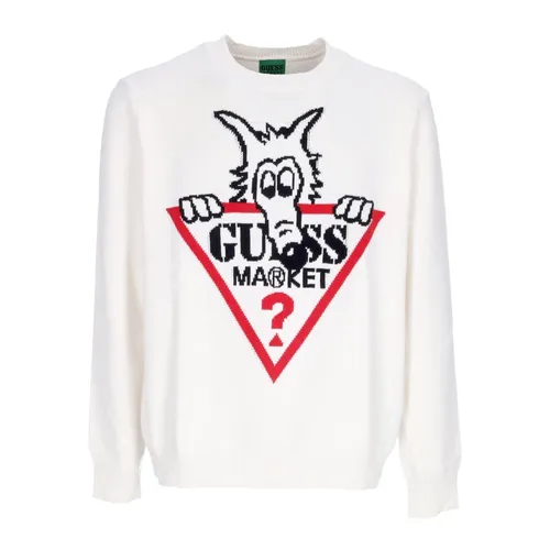 Knitwear > Round-neck Knitwear - - Guess - Modalova