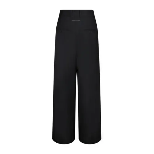 Trousers > Wide Trousers - - MM6 Maison Margiela - Modalova