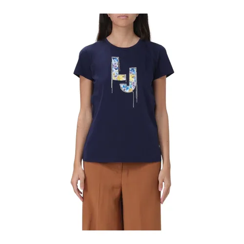 Liu Jo - Tops > T-Shirts - Blue - Liu Jo - Modalova