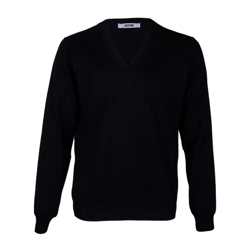 Knitwear > V-neck Knitwear - - Mauro Grifoni - Modalova