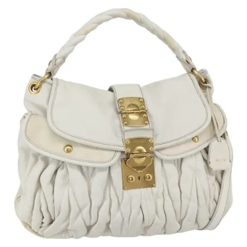 Pre-owned > Pre-owned Bags > Pre-owned Shoulder Bags - - Miu Miu Pre-owned - Modalova