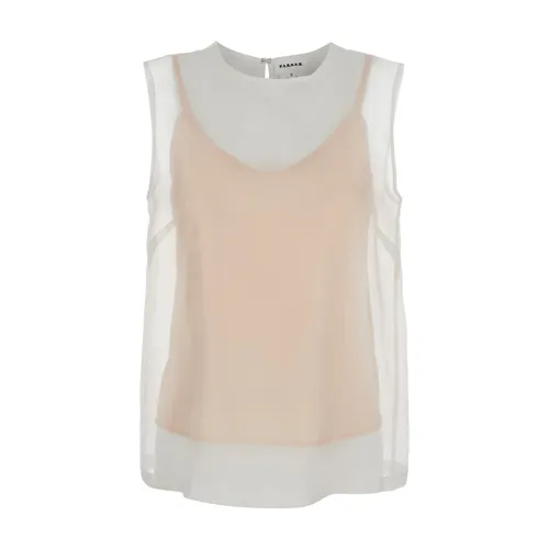 Tops > Sleeveless Tops - - P.a.r.o.s.h. - Modalova