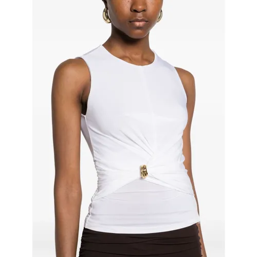 Tops > Sleeveless Tops - - Elisabetta Franchi - Modalova