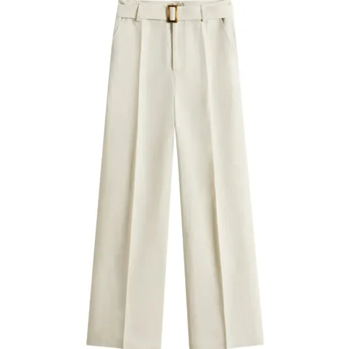 Trousers > Wide Trousers - - Woolrich - Modalova