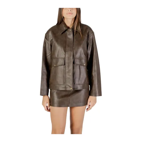 Jackets > Leather Jackets - - Only - Modalova