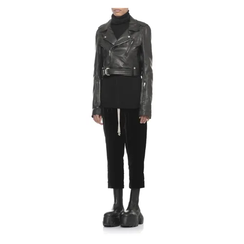 Jackets > Leather Jackets - - Rick Owens - Modalova