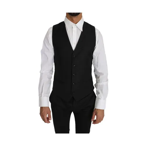 Suits > Suit Vests - - Dolce & Gabbana - Modalova