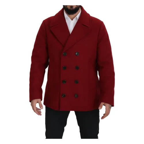 Coats > Double-Breasted Coats - - Dolce & Gabbana - Modalova
