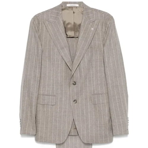 Suits > Suit Sets > Single Breasted Suits - - Tagliatore - Modalova