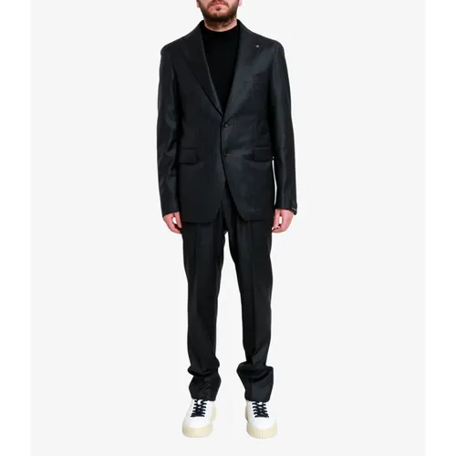 Suits > Suit Sets > Single Breasted Suits - - Tagliatore - Modalova