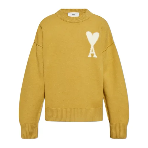 Knitwear > Round-neck Knitwear - - Ami Paris - Modalova
