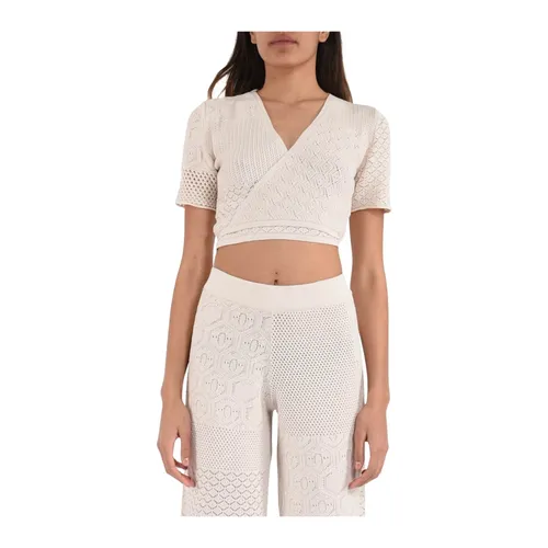 Knitwear > V-neck Knitwear - - Akep - Modalova